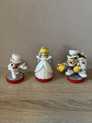 Super Mario Odyssey Amiibo 3er Hochzeit Pack - Mario, Peach, Bowser