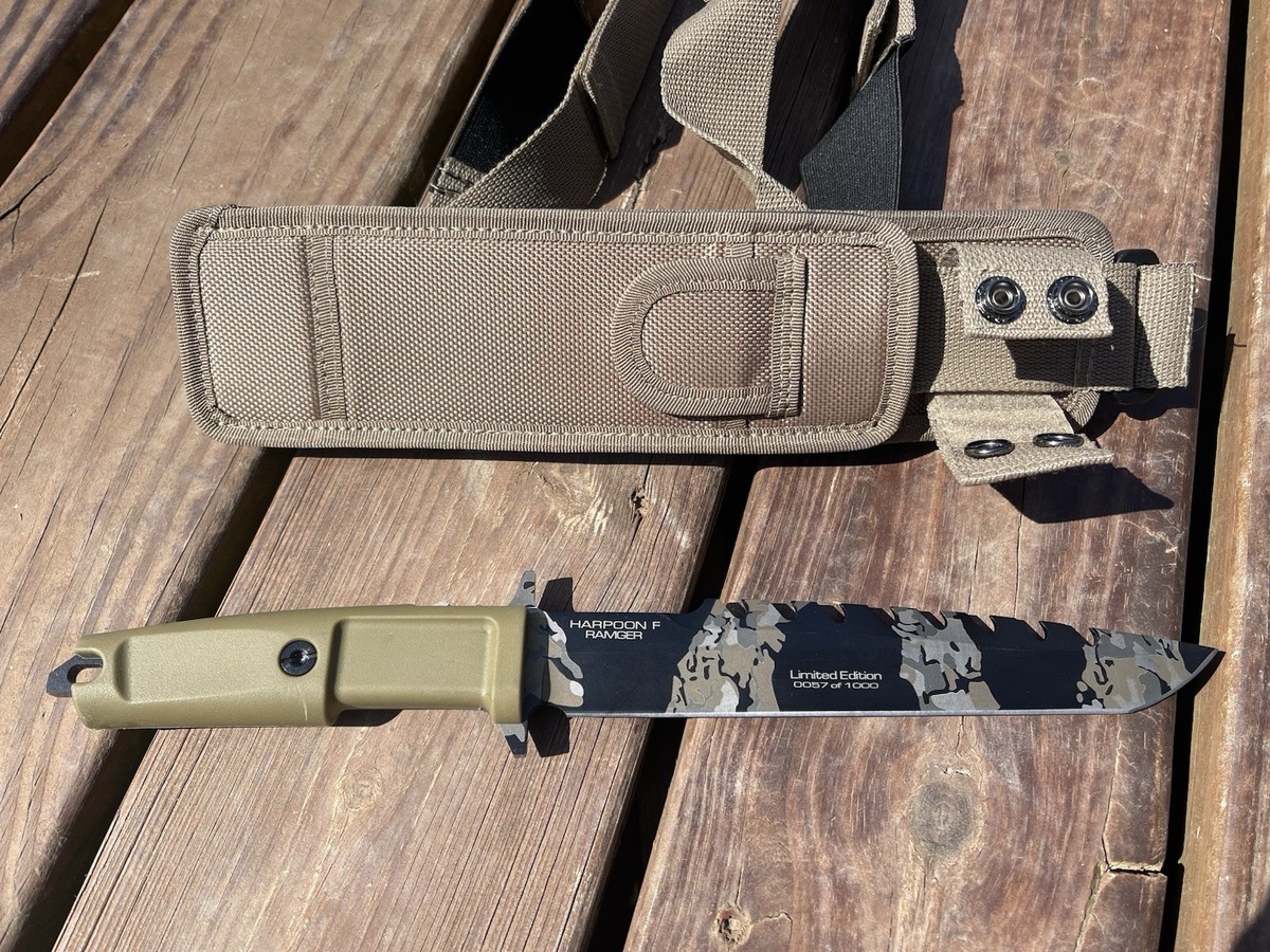 Extrema Ratio Harpoon F Saw Back Fighting Knife w/ Scabbard | eBay
