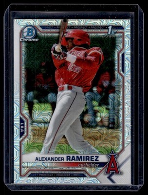 2021 Bowman Chrome Prospects Atomic Refractor Alexander Ramirez Los Angeles