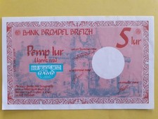 Bank Broadel Breizh : billet de 5 lur