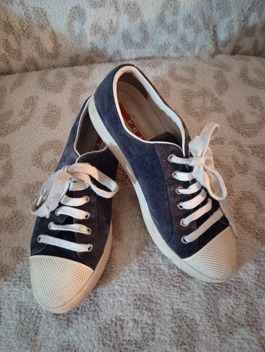 PRADA Suede Blue Athletic Shoes for Women for sale | eBay