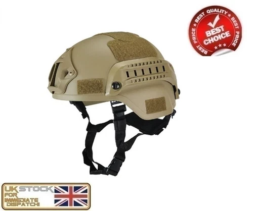 Tactical Military Protective MH Helmet SWAT Airsoft Paintball Fast Helmet Goggle - Picture 1 of 12