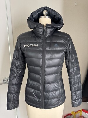 ADIDAS Puffer Jacket Women's Small S Black Down Insulated