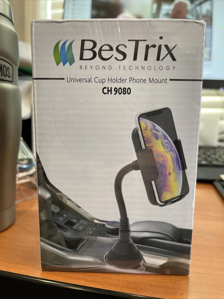 Car Phone Mount Holder Adjustable CH9080 Universal Cup Holder BestTrix New - Image 3 of 3