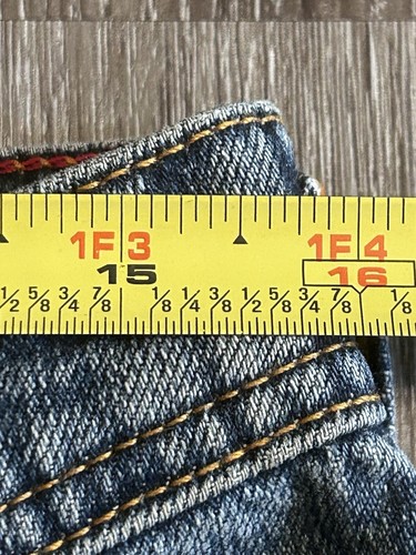 NWT Tommy Hilfiger Jeans Womens Size 8 Blue Denim Pants 32x32” Vintage 2002 - Afbeelding 17 van 24