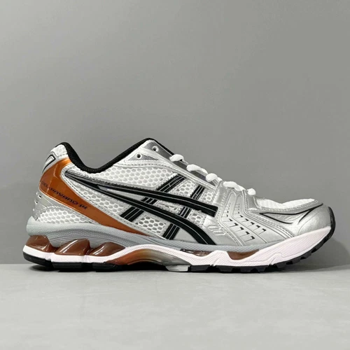 New ASICS GEL-Kayano 14 Low Silver Piquant Orange 1201A019-109 Sneakers - Picture 2 of 10