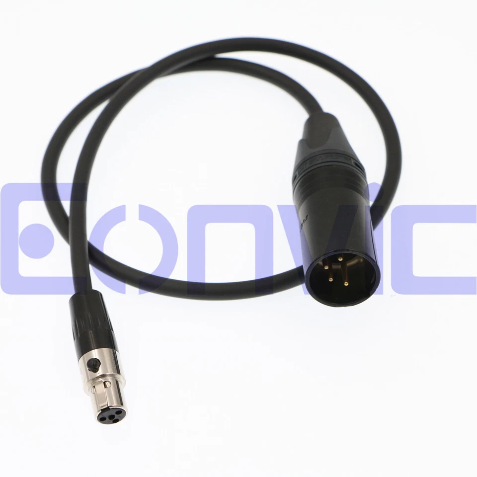 TVLogic Monitor Power Cable Mini XLR 4 Pin Female to 4 Pin XLR Male 60cm - Image 2 of 3