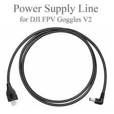 51" Power Supply Cable Battery Charging Line Replacement for DJI FPV Goggles V2