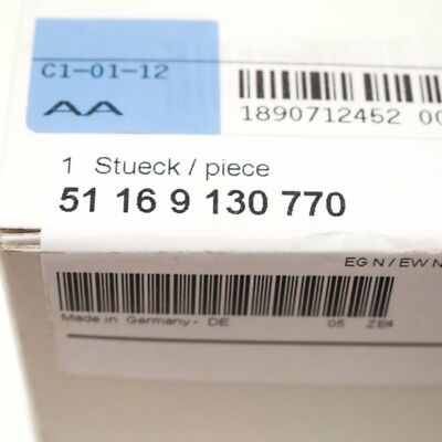 NEU BMW 3 E93 CABRIO-OBERE HANDSCHUHFACHKASTENSCHLOSS 51169130770  