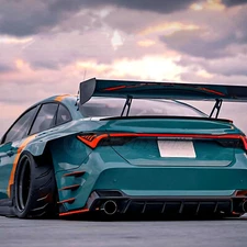 HCmotion LED Tail lights For Toyota Avalon 2019-2021 Assembly Smoked Rear Lamps