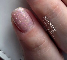 4g Fairy Pastell ROSA Glitzer in Dr&uuml;ck Knetsch Dosierflasche, Glitzerpuder