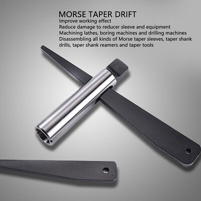 Morse Taper Drift Key Remove Shank Drill Chuck Metalworking Supplies DIN317/0