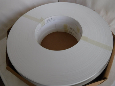 (4 Rolls) White PVC edgebanding 1MM (0.04'') thick ,15/16'' x 300' ea.no adhesive