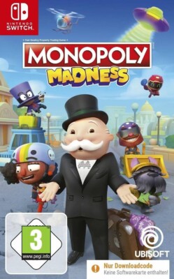 Monopoly Madness Switch Nintendo Spiel Key Code Edition DEU & EU *NEU