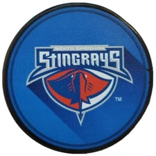 SOUTH CAROLINA STINGRAYS ECHL OFFICIAL HOCKEY PUCK INGLASCO MFG MADE IN 🇸🇰 