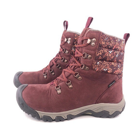 Stivali invernali KEEN Greta impermeabili in pelle taglia 9 5 Andorra argilla al forno