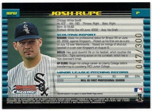 2002 BOWMAN DRAFT All Refractor /300 X-Fractor /150 Gold /50 Auto Relic YOU PICK - Picture 21 of 51