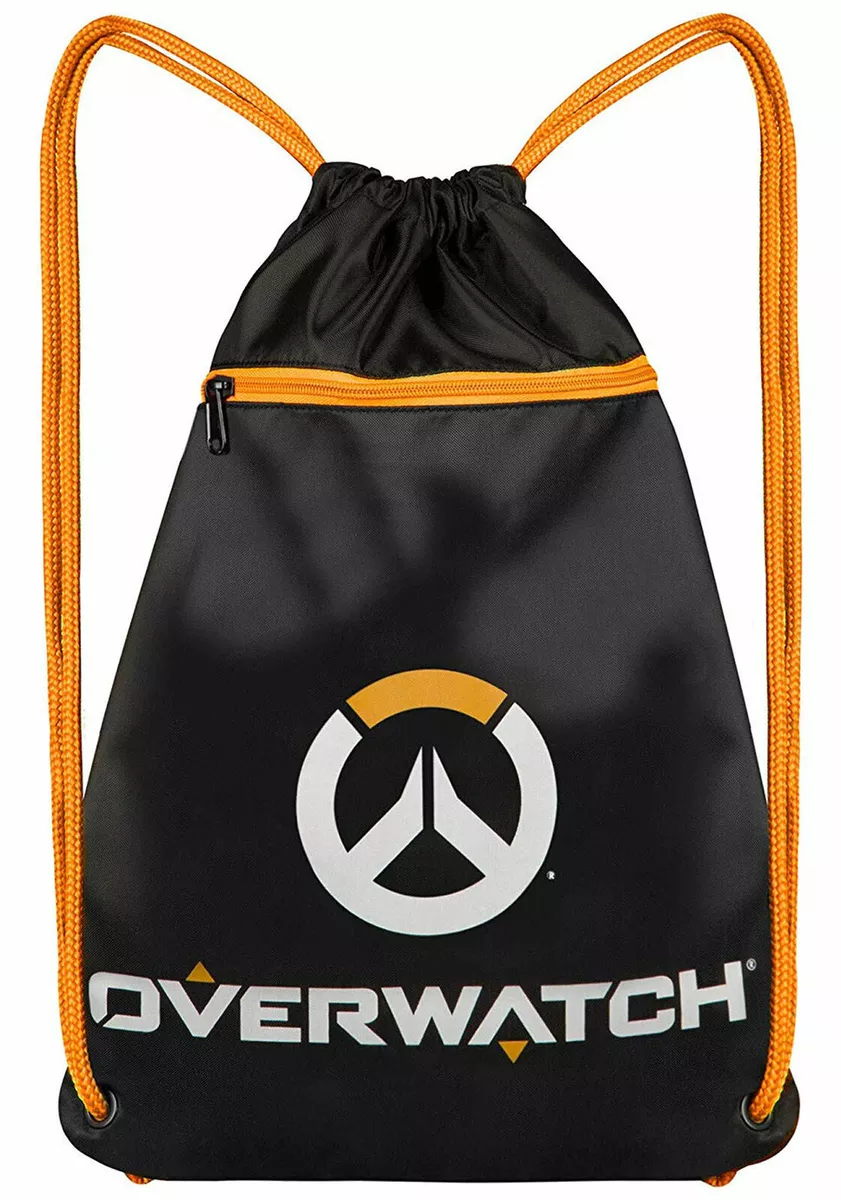 Overwatch Drawstring Gym Bag Loot Bag 14x19