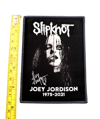 Slipknot Premium Joey Jordison Memorial Woven Patch Heavy Death