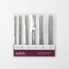 Stainless Steel/Nickle Double Pointed 6" Needle Set by Knit Picks