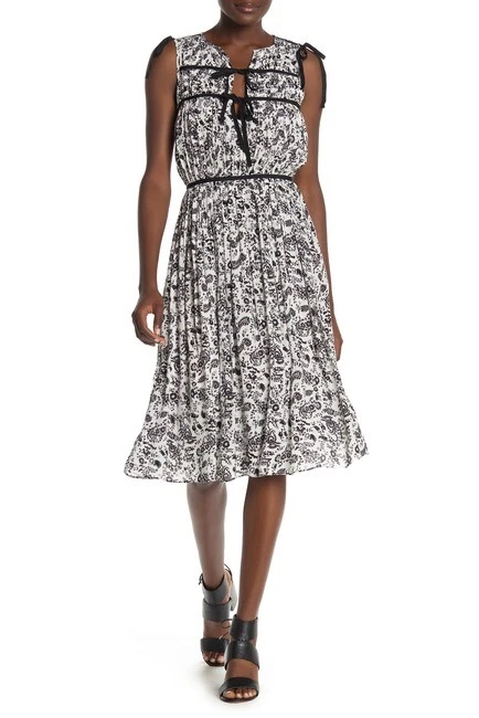 Rebecca Minkoff White u0026amp; Black Thea Dress - Size X-Small NWT $248 | eBay