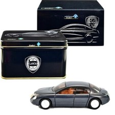 Fiat Lancia Dialogos 1998 Blue1:43 Die-Cast  Solido- Car in Collectors Tin Box
