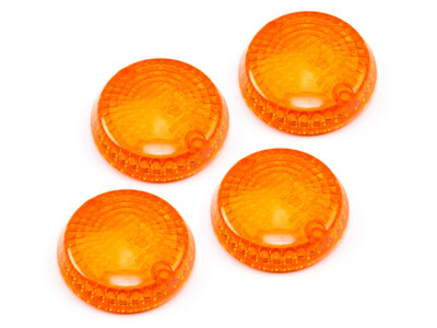 Blinker Glas Satz E-geprüft 4 Stück für Kawasaki BJ BN EL EN VN W ZL ZR 