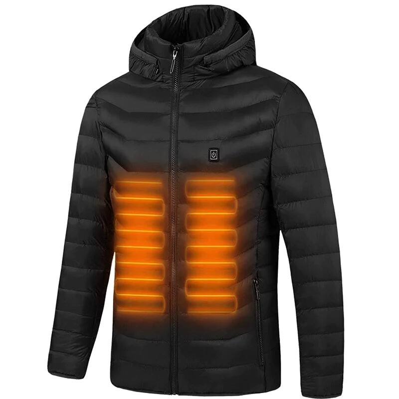 Electric Heated Jacket With Charging USB Port 6-8 Hour Battery Life XS - XXL
