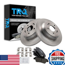 Trq Rear Brake Pad And Rotor Set Ceramic Compatible 2018-2019 Genesis G80