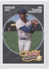 2008 Upper Deck Baseball Heroes Black Ernie Banks #41 HOF 0j2