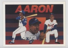 1991 Upper Deck Baseball Heroes Hank Aaron Hank Aaron #27 HOF 06tg
