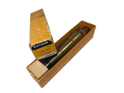Vintage Dietzgen Plumb Bob Brass 10 oz. #5724S-10 in Original Box Collectible
