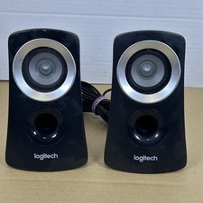 Genuine Logitech (Z313) Black Wired Speakers - Tested and Working - Used