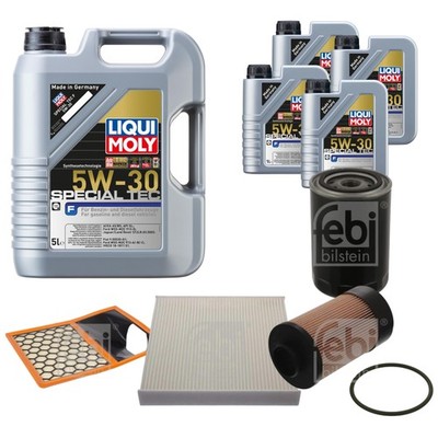 FEBI Inspektionspaket 9L LIQUI MOLY SPECIAL TEC F 5W-30 für Iveco Daily V