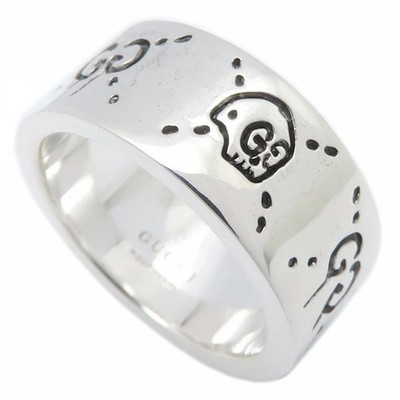 GUCCI Icon Ghost Silber 925 Ring GG Gr.14 #13 /295400