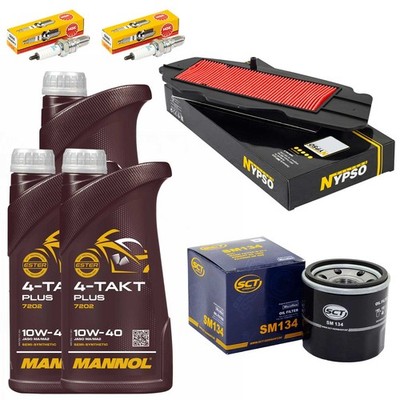 Wartung 3L Ölfilter Öl Set Luftfilter Zündkerzen für Honda FJS 400 SW-T NF 06-16