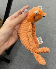 Jellycat Sheldon Shrimp Plush Keychain Bag Charm Cute Sea Creature Toy NEW
