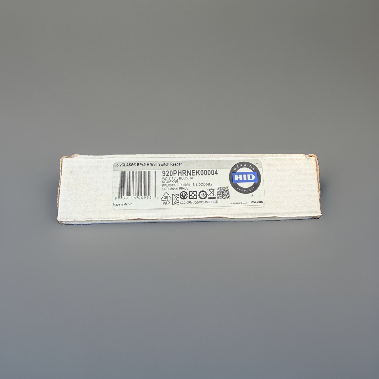 HID 920PHRNEK00005 pivCLASS SE RP40-H Smart Card Reader