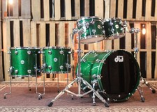 DW Collector's Maple SSC Hunter Green Drum Set - 22,10,12,14,16 - SO 1443330