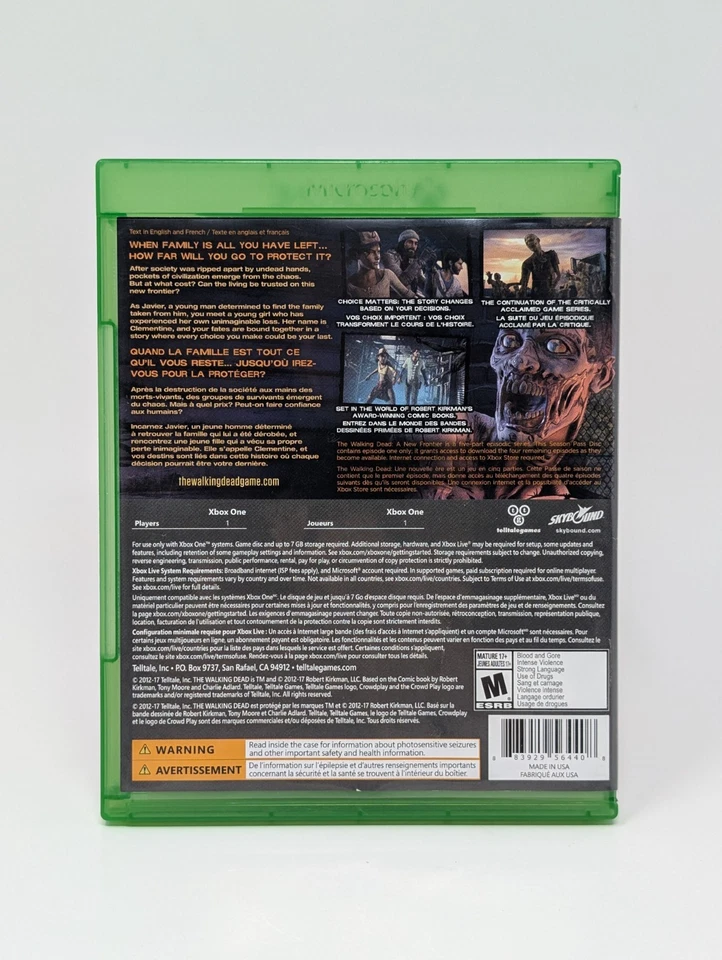 Walking Dead: The Telltale Series -- A New Frontier (Microsoft Xbox One) - Image 2 of 3