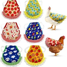 6 Pcs Chicken Saddle For Hens Waterproof Apron Poultry 6