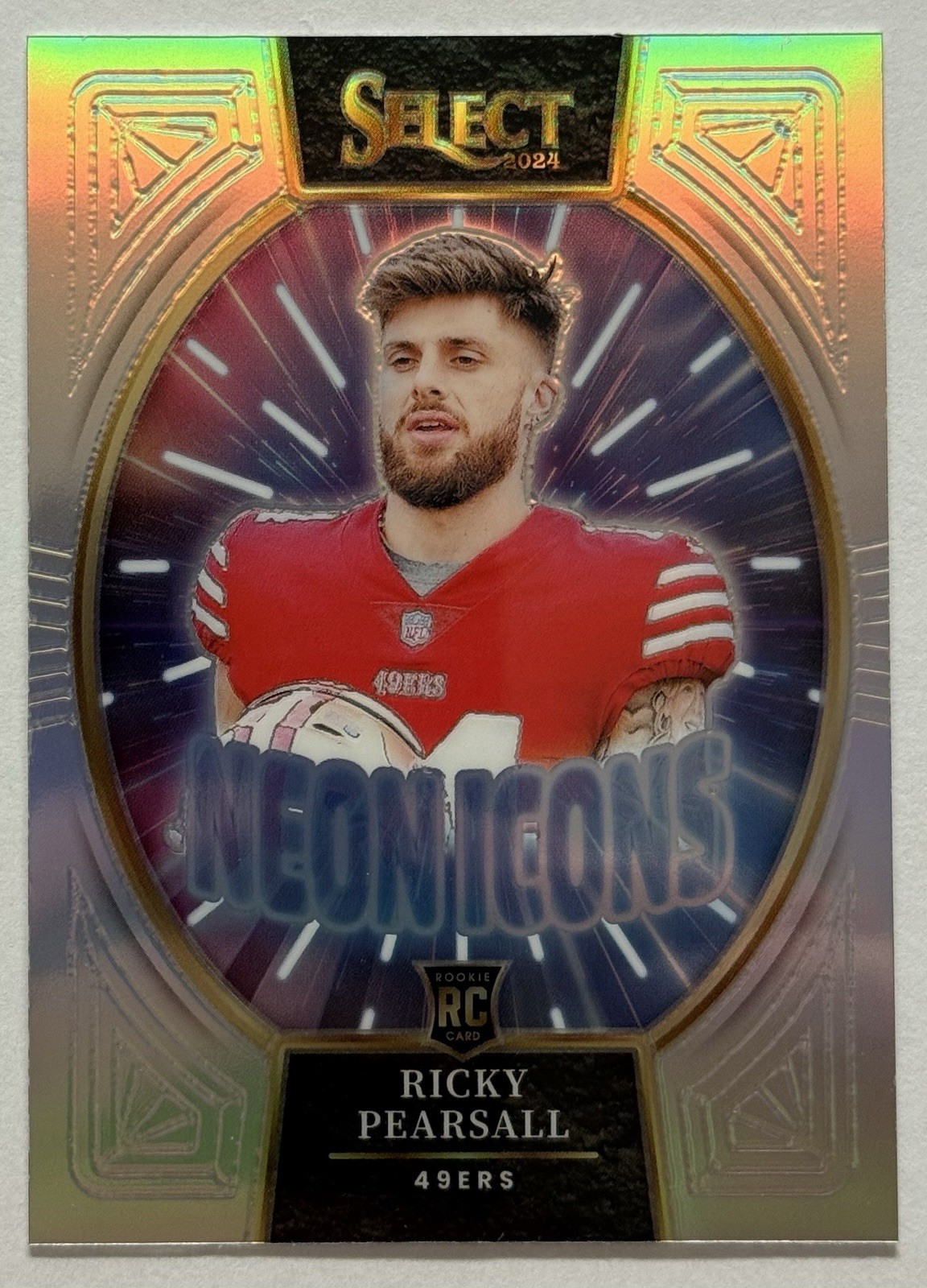2024 Ricky Pearsall Select Silver Prizm Neon Icons No. 6