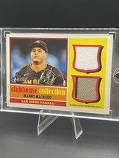 2025 Topps Heritage Manny Machado Clubhouse Collection Dual Patch Relic Padres