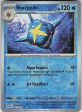 Pokemon Sharpedo Uncommon SV03: Obsidian Flames 047/197 NM