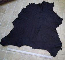 PITTARDS FINE GOATSKIN LEATHER/SUEDE. EACH TILED SQUARE IS 4" + GROUT. 34 X 34"