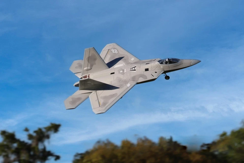 RC Plane Aircraft Freewing F-22 Raptor V2 High Performance 4S 64mm EDF Jet PNP - Image 3 of 4