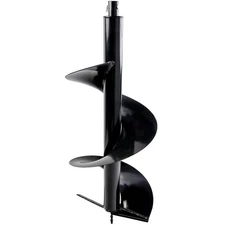 12" Earth Auger Bit Fence Post Hole Digger Drill Bit Ice Fishing Hole Project