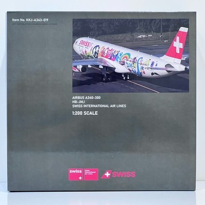 JC Wings KJ Model 1:200 SWISS Airbus A340-300 San Francisco HB-JMJ