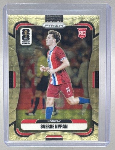 Sverre Nypan 2026 Panini Prizm World Cup #327 Gold Vinyl Prizm 1/1
