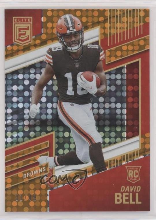 2022 Panini Donruss Elite Rookies Orange 31/49 David Bell #124 0u72